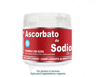 Vitamina C ideal para personas con dificultades para tragar tabletas o que sean especialmente sensibles a la acidez de la Vitamina C.