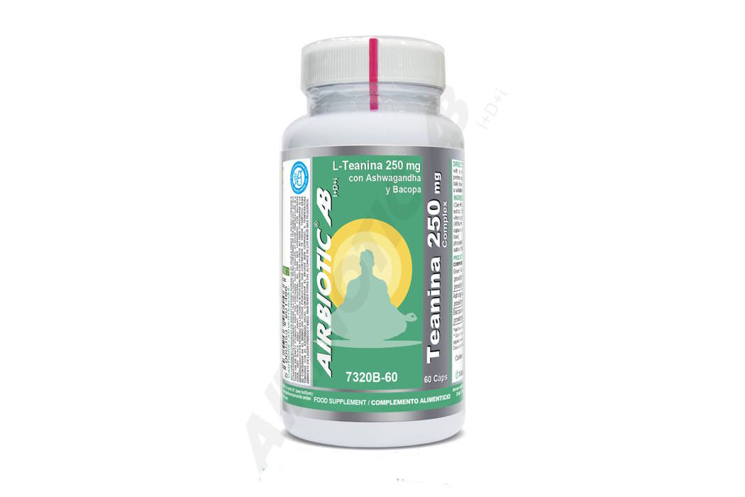 L-Teanina 250mg de Airbiotic AB favorece la relajación y antiestress