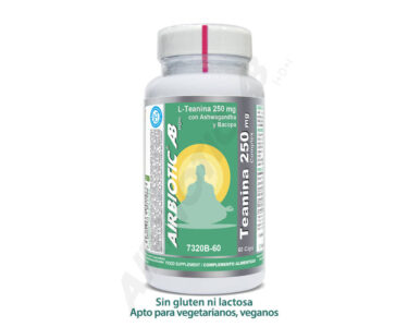 L-Teanina 250mg de Airbiotic AB favorece la relajación y antiestress